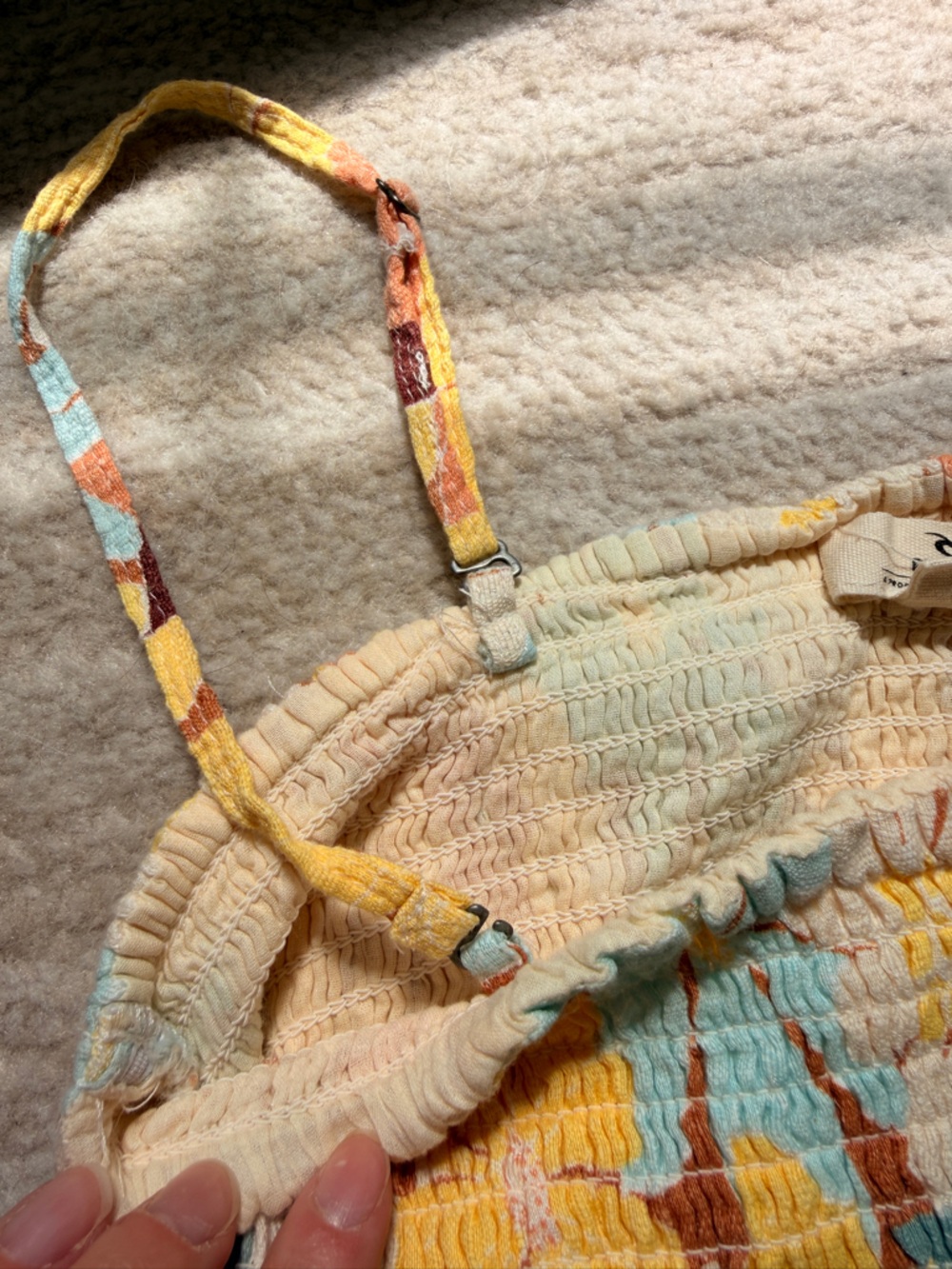 RipCurl sunrise session floral strapless sundress - Picture 10 of 12